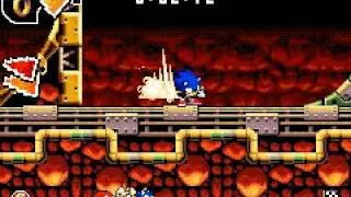 Sonic Advance 2 4-player (Hot Crater)