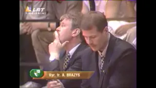 LITHUANIAN LKL: 2002 playoff finals - Lietuvos Rytas vs Zalgiris Kaunas (G7, Macijauskas 31pt + 5rb)