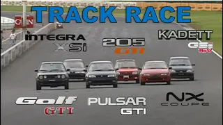 [ENG CC] Track Race #52 | Kadett vs 205 vs Golf vs Pulsar vs Integra vs NX