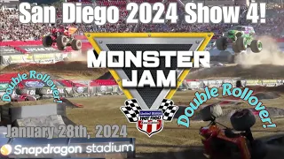 San Diego, CA Show 4 Monster Jam Sunday Afternoon (01/28/2024) FULL SHOW!
