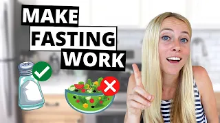 🔴 5 Easy Tips To Make Intermittent Fasting WORK