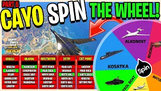 Cayo Perico Heist But The Wheel DECIDES How We Do It - PART 5 (GTA 5 ONLINE)