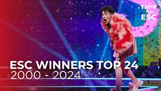 *ESC WINNERS - MY TOP 24 (2000-2024)* | Eurovision Song Contest | TimeForEurovision