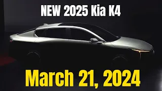 NEW 2025 Kia K4 Teaser