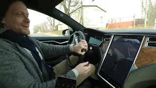 Проехали на Tesla Model S. Первые впечатления и эмоции