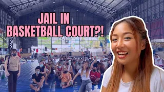 Basketball Court Jail?! Visiting A Precinct in Makati | Karen Bordador