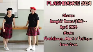 FLASHDANCE 2024 LINE DANCE/ CHOREO : BANGKIT DANCE (INA)/ DEMO BY : 💃 YUNIE & ELIS