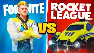 PRO Fortnite vs PRO Rocket League Players!