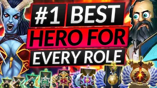 1 MOST BROKEN HERO for EVERY ROLE to CARRY in ANY RANK - Dota 2 Guide