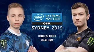 CS:GO - Fnatic vs. Liquid [Overpass] Map 2 - Grand Final - IEM Sydney 2019