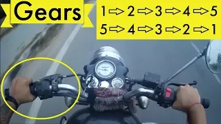 How to Change Gears Properly ?? Demo on Royal Enfield Classic