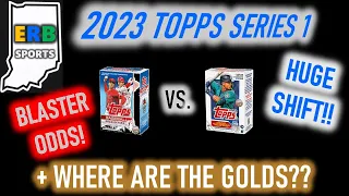 2023 Topps Series 1 Print Run! Blaster Boxes & Odds of Golds! How Many & Where are They? Huge Shift!