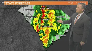 Severe storms forecast in South Carolina: Noon update