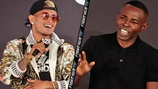 THE HILARIOUS JOHN RIEL CASIMERO VS GUILLERMO RIGONDEAUX PRESS CONFERENCE & FACE OFF VIDEO