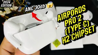 AirPods Pro 2 (Gen3 & type C) Master Clone🔥 *ANC 30db* With 100% ANC, GPS , AND WIRELESS CHARGING