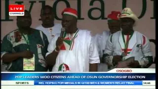 Jonathan, PDP Leaders Woo Osun Citizens Ahead Of Guber Election Pt.7