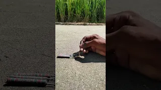 Matchstick Chain Reaction Domino Vs Diwali Crackers Amazing Experiment #shorts