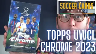 2022-23 Topps Chrome UEFA Women's Champions League Box Opening And Review | Queens of Football Auto!