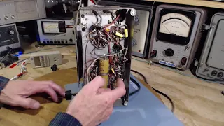 Philco 47A Tube Radio Video #4 - Filter Capacitor Replaced