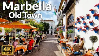 Walking Tour of Marbella Old Town, Spain, in January 2023 (4K Ultra HD, 60fps)