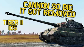 KING TIGER ON STEROIDS - Tiger II 105mm in War Thunder - OddBawZ