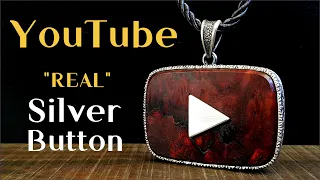 Real "SILVER PLAY BUTTON" // Making process