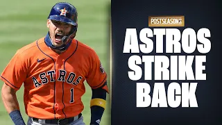 Alex Bregman, Carlos Correa LAUNCH to get Astros back in ALDS Game 1! | MLB Highlights