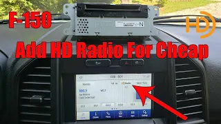 How To Add HD Radio To Factory Stereo on 2015-2020 Ford F150