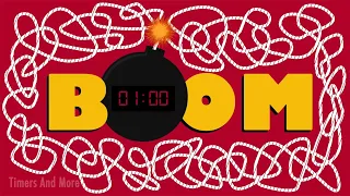 1 Minute Timer Boom Bomb | Giant Bomb Explosion 💣