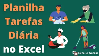 Como fazer uma planilha de tarefas diárias