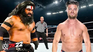 Veer Mahaan vs. Jordan Devlin (WWE 2K22)