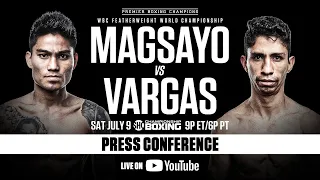 FINAL PRESS CONFERENCE: Mark Magsayo vs Rey Vargas | Watch Live