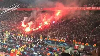 PSG Ultras at Old Trafford