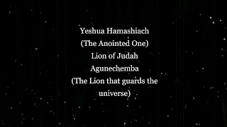 Nathaniel Bassey - Yeshua Hamashiach Lyrics w/ Translation