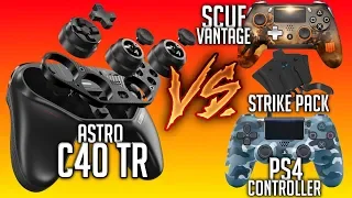 Astro C40 TR Vs SCUF Vantage (BEST PS4 CONTROLLER)