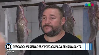 Pescado: variedades y precios para semana santa