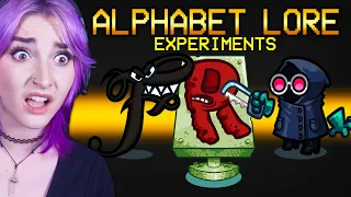 Alphabet Lore Experiments gone WRONG in Among Us!