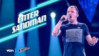 Angelo - 'Enter Sandman' | The Knockouts | The Voice van Vlaanderen | VTM