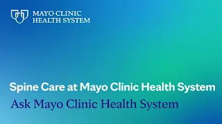 Spine Care at Mayo Clinic Health System