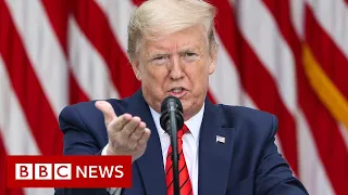 Trump gets in spat with Asian American reporter - BBC News