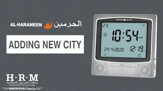 ADDING NEW CITY | AL-HARAMEEN TABLE & WALL CLOCK_G1-G2