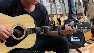 Yamaha FG-251B sound test (Guitar Lê Tuấn)