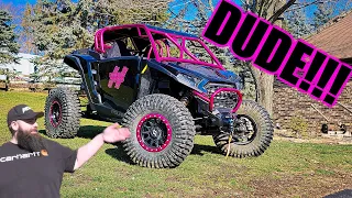 2024 RZR XP 1000 Gets Insane Transformation With This Illusion Pink F.A.R. Offroad Custom Roll Cage