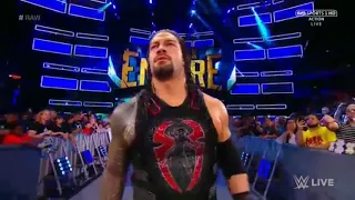 roman reigns attack brock lesner