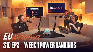 Week 1 Power Rankings (ft. Nisqy) | EUphoria | 2022 LEC Summer S10 EP2