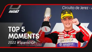 Top 5 Moto3 Moments | 2022 #SpanishGP