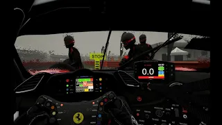 Assetto Corsa  Competizione ||  Pit Stop in VR || Pimax 4K