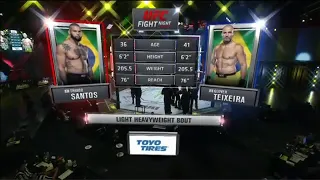 UFC: Thiago Santos vs Glover Teixeira FullFight Highli