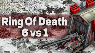 Red Alert 2 | Ring Of Death | (6 vs 1 + Superweapons)