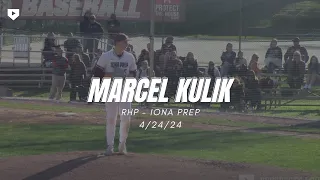 RHP Marcel Kulik | Iona Prep (NY) | Virginia Tech | 4/24/24